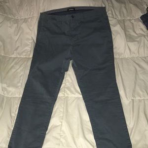 Express Blue Green Pants 36x30 Skinny
